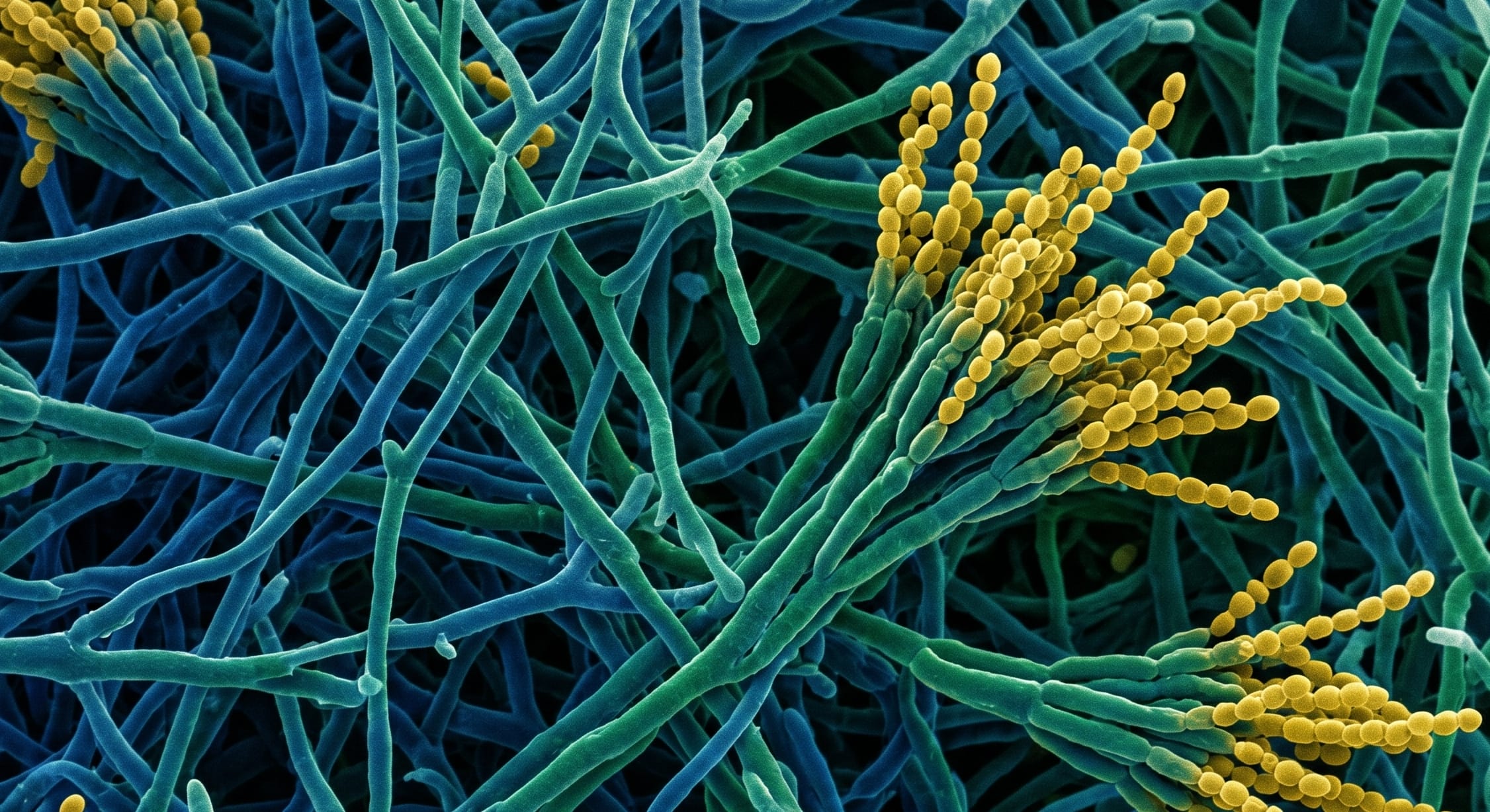 丝状真菌电镜照片效果图