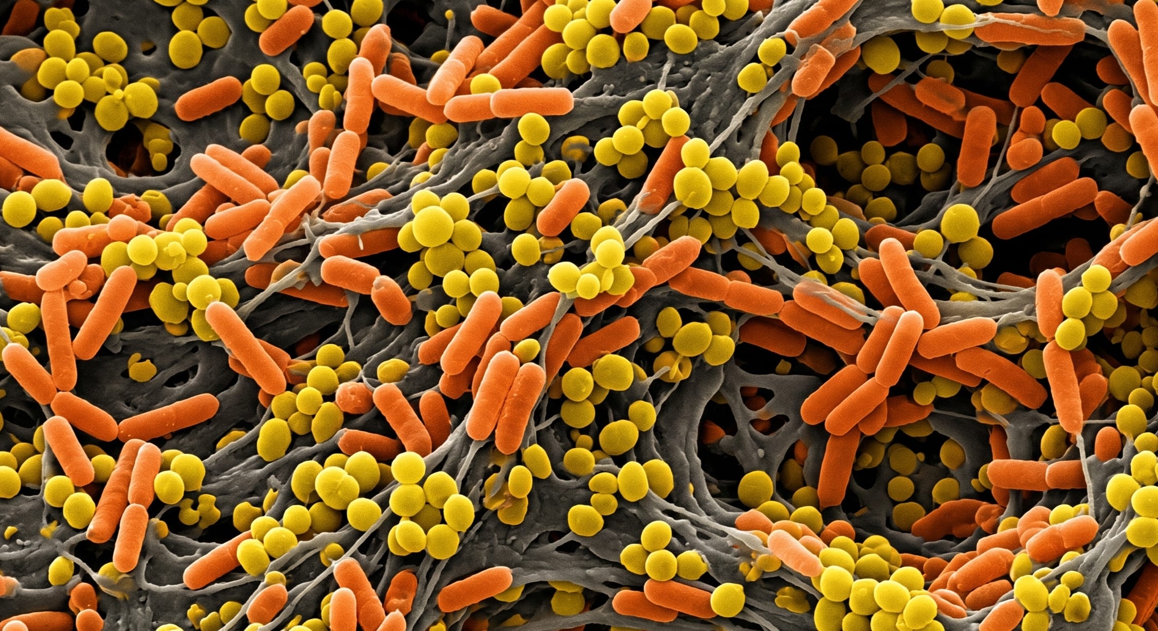 细菌电镜照片效果图